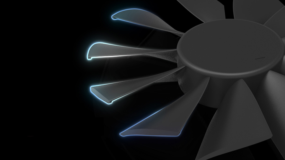 diagram of Axial-tech fans airflow
